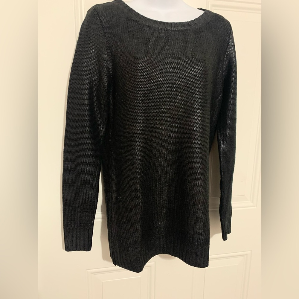 Sabine Black Pullover Sweater